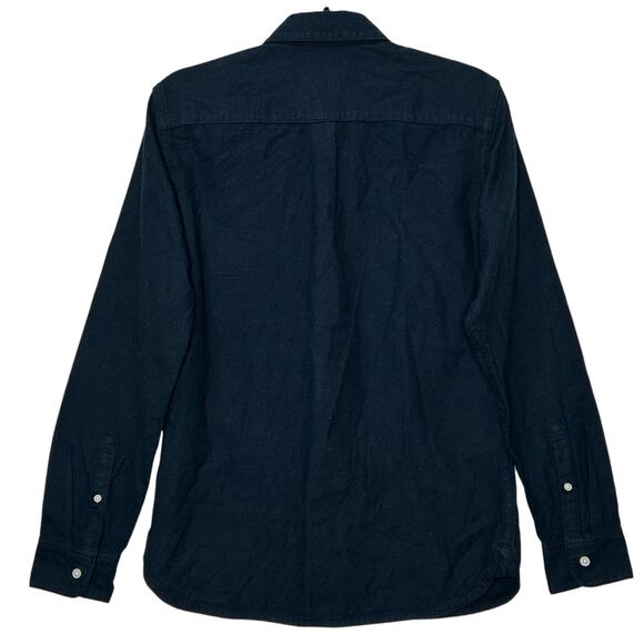 New Everlane Brushed Flannel Shirt Heather Blue Button Down Men Small  NWOT - Picture 4 of 10